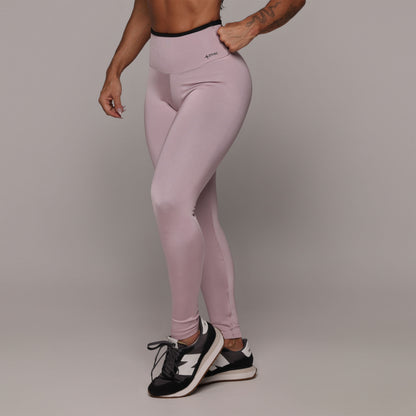 Leggins rosa metalizado