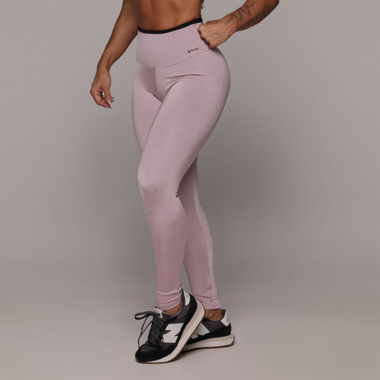 Leggins rosa metalizado