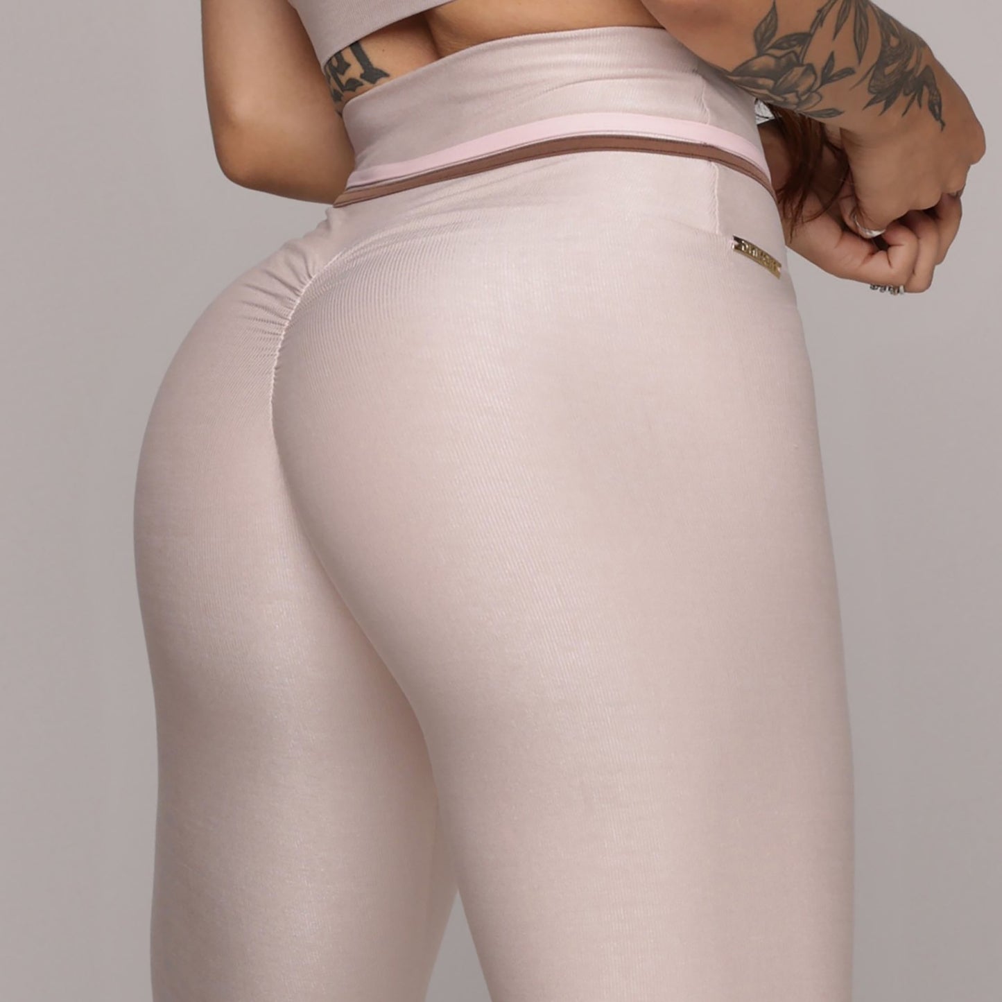 Conjunto glossy blush