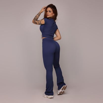 Conjunto relieve azul