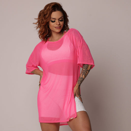 Camisa - malla rosa neón