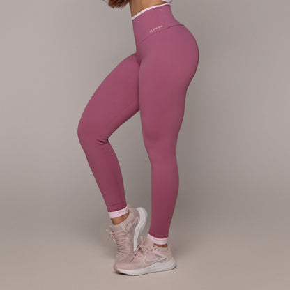 Leggins liso rosa
