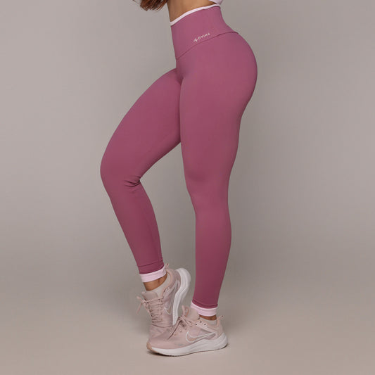 Leggins liso rosa